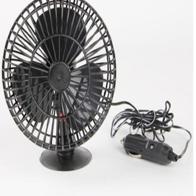 4 Inch Two Switch Automotive Electric Cooling Fans Dc12v Plastic Material In Black