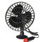 Suction Cup Mounting Auto Cool Fan / Car Radiator Electric Cooling Fans