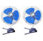 Blue And Silver Automotive Cooling Fans / Metal And Plastic Electric Radiator Fan