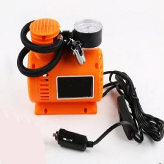 Orange Auto Air Compressor Portable , 250psi Plastic Air Pump For Car Tires 0