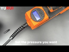 Digital Gauge Cair Air Compressor With Battery Led Light For Home