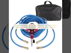 Digital Gauge 4 Way Manifolds Plastic Air up and Down Tire Inflate Deflator System with Hose for off Road Accessories