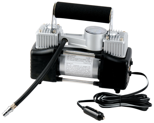Handheld 2 Cylinder Air Compressor Pump / Car Tire Air Compressor