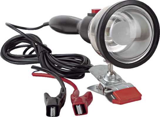 Portable DC12V 35W Working Light With Halogen Bulb / Two Battery Clips