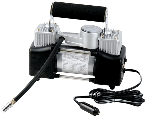 DC 12V 150 PSI Black And Silver Metal Air Compressor For Strong Power And Fast