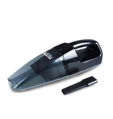 Black Handheld Portable Vacuum Cleaner One Year Warranty With Ce Certification