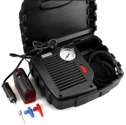 Dc 12v Portable Air Compressor Black Color 250psi Customized With Watch