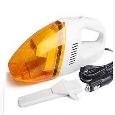 Orange Auto Vacuum Handheld Car Vacuum Cleaner Dc12v With Washable Filter