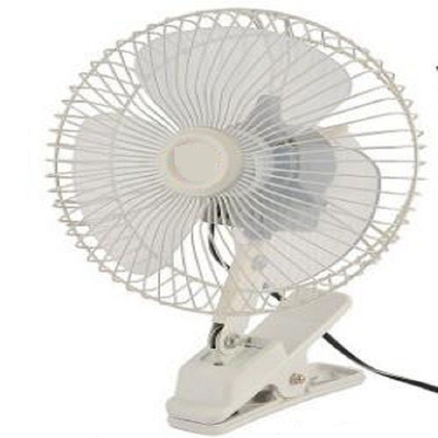 Electric Rechargeable Portable Fan , 12v / 24v Electric Cooling Fans For Cars