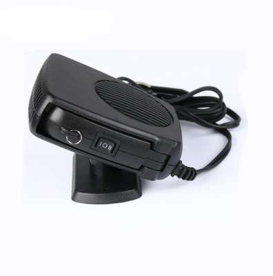 Black Portable Car Heaters 150w With Handle , Cool And Warm Switch