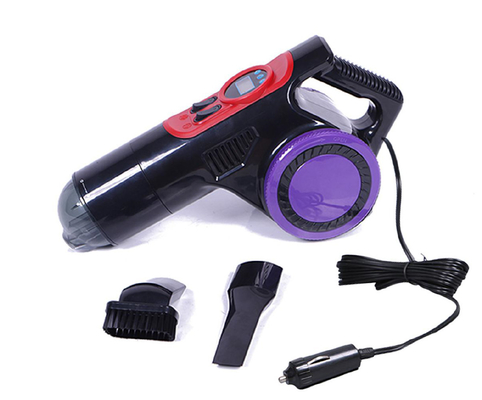 12V Vacuum Cleaner and Air Compressors Handheld Mini with LED light Air Pressure digital Gauge 3 in 1 tire inflate and c