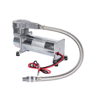 Fast Chrome Steel Portable Air Compressor 12v Heavy Duty For Offroad Car