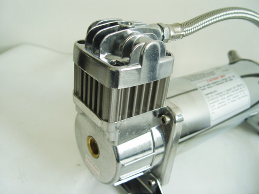 Chrome Car  Ride Air Suspension Pump Car Tuning Dc 12V For OffRoad Vehicles