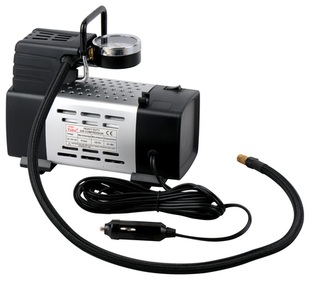 Portable Metal Air Compressor 150PSI 12V Powerful Inflation With  2 Nozzle Adaptors