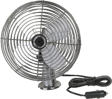 Full Safety Metal Guard Car Cooling Fan Cigarette Lighter Plug