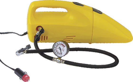 2 In 1 Plastic Portable Handheld Car Vacuum Cleaner With Carpet Tool Also Can Inflation