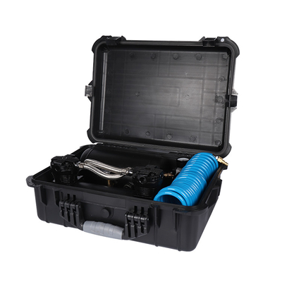 Good price Double Cylinder Heavy Duty DC12V Air Suspension Compressor With Air Tank online