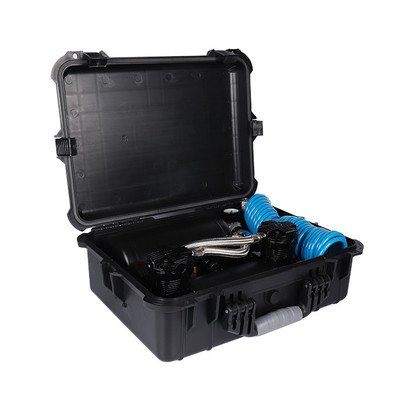Double Cylinder Heavy Duty DC12V Air Suspension Compressor With Air Tank