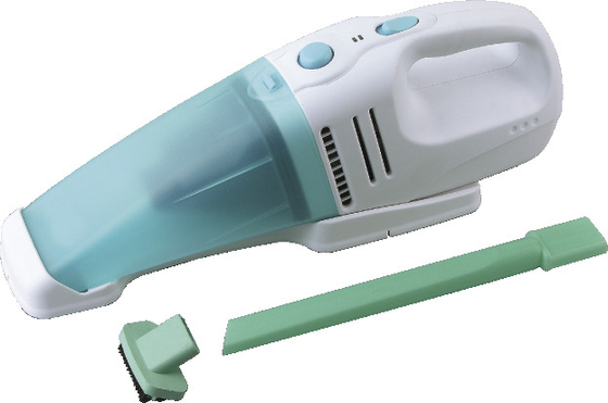 Blue And White Handheld Portable Car Vacuum Cleaner Rechargeable Cordless