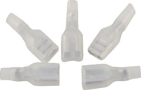 Electrical Female Spade Insulated Terminals 9124-9127 , Long Working Life