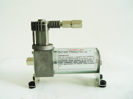 Good price Single 120psi Chrome Air Suspension Pump 12 Volt Stainless Lead Hose YURUI 6273R online