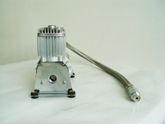 130 PSI 12V Silver Inline Check Valve Airbag Air Compressor Chrome Material