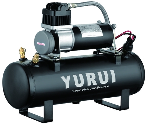 Good price 12V 150PSI Air Source Kits Onboard Air Systems 1.5 Gallon Tanks Black Metal For Fast Inflation online