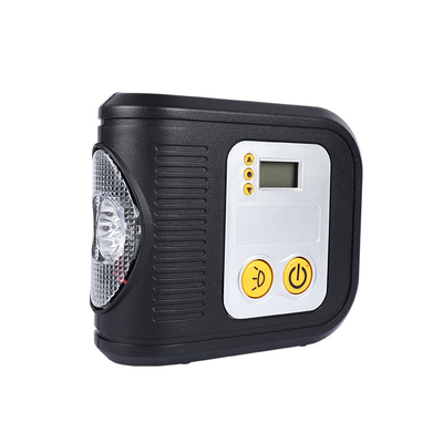 Portable Plastic Car Air Compressor Digital Display Dc12v  Inflate Tire Pump With Lamp Cloth Bag