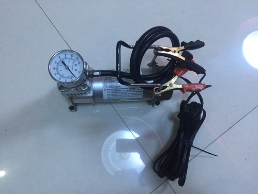 Metal Car Air Pump Compressor Single Cylinder For All Kinds Of Cars With Gauge