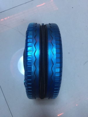 Royal Blue Tire Shaped Electric Car Tyre Pump , Tire Air Compressor With 59cm Hose