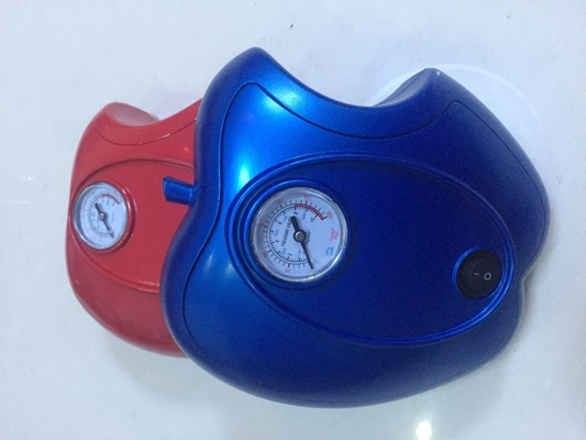 Apple Shape Car DC12V Car Air Pump Plastic Fast Inflation , Blue / Red Color