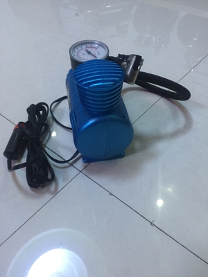 Small Fast Inflation Black And Blue Portable Air Compressor For Car With CE Certification