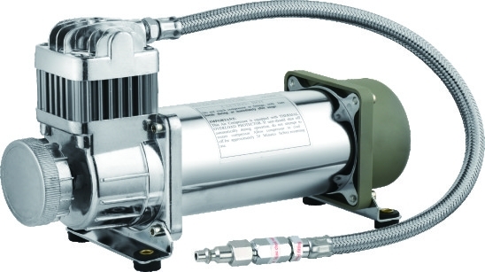 Good price Silver Steel Air Lift Suspension Compressor System IP67 Moisture Resistant For Car online