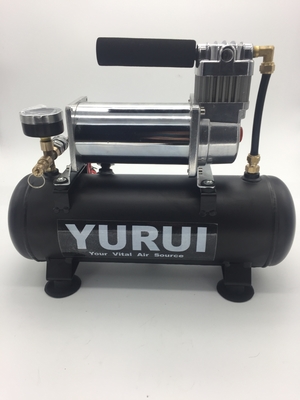 Good price Low Noise DC Air Suspension Pump With Connected Air Tank And Gauge For Air Bag online