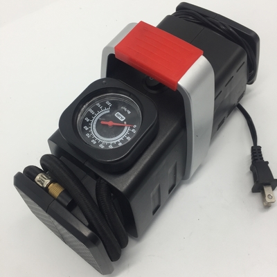 AC DC Two Ways Power Get Car Tire Air Compressor with Gauge , Auto Air Compressor