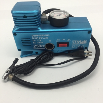 Good price AC/DC Plastic Vehicle Air Compressors With Gauge Portable  Car Tire Electric Air Pump For Tires online