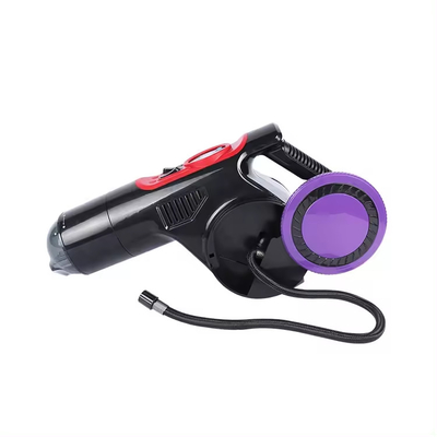 12V Vacuum Cleaner And Air Compressors Handheld Mini With LED Light Air Pressure Digital Gauge 3-In-1 Tire Inflate And C