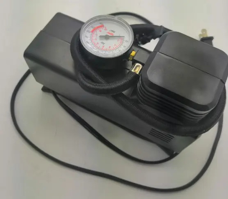 AC/DC Plastic Vehicle Air Compressors With Gauge Portable  Car Tire Electric Air Pump For Tires