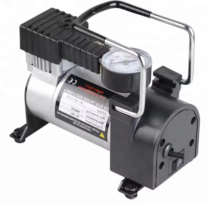 Portable High Pressure  Metal Car Air Compressor With Watch And Cloth Bag