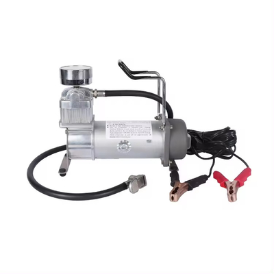Portable Single Cylinder OffRoad DC12V Metal Heavy Duty Air Compressor With Gauge