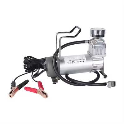 Portable Single Cylinder OffRoad DC12V Metal Heavy Duty Air Compressor With Gauge