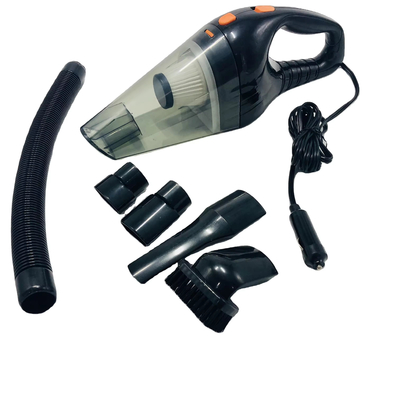 12v Portable Plastic Car Vacuum Cleaner  For Car Cleaning Hose Kit HEPA fifter