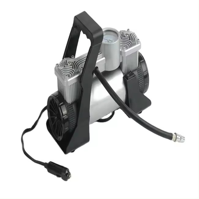Car Tire Inflator Dc 12v  Metal Pressure Auto Air Compressor With Plastic Box