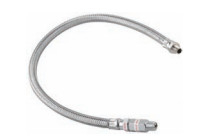 Waterproof Air Compressor Parts Stainless Steel Braided Air Hose With Check Valves