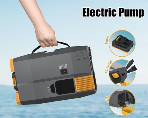 12 Volt Electric Sup Pump With Battery And AC110V-220V Long Time Working 20psi With Screen