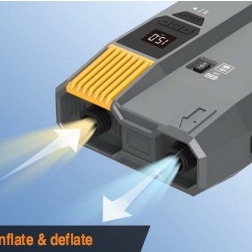 Fastest SUP Electric Pump 12V And AC Power Line Inflate Deflate Like A Shark Up To 20psi With Automatic Digital Screen