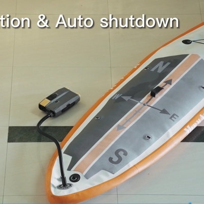Fastest SUP Electric Pump 12V And AC Power Line Inflate Deflate Like A Shark Up To 20psi With Automatic Digital Screen