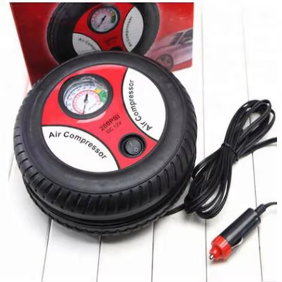 Electric Plastic ABS Car Air Compressor DC12V Tire Inflation Pump With Cigarette Lighter