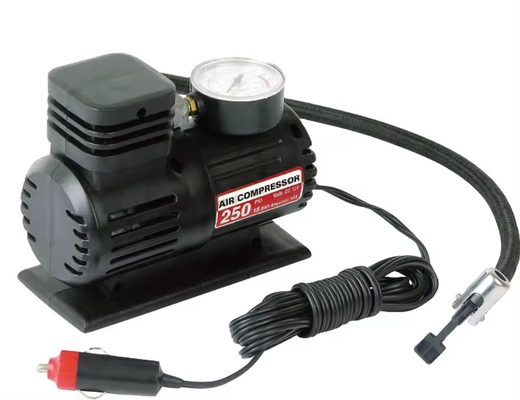 Mini ABS Portable DC12V Car Tyre Inflator With Cigarette Plug