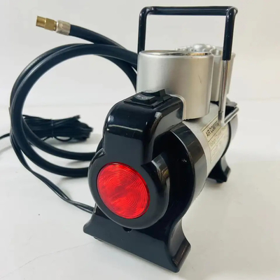 Metal Portable Car Tire Air Compressor With Lamp And Handle For Tires Inflation